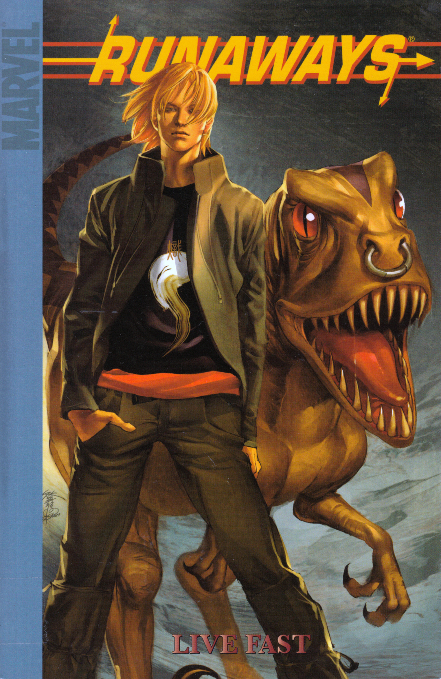 Book cover for Runaways, Vol. 7: Live Fast