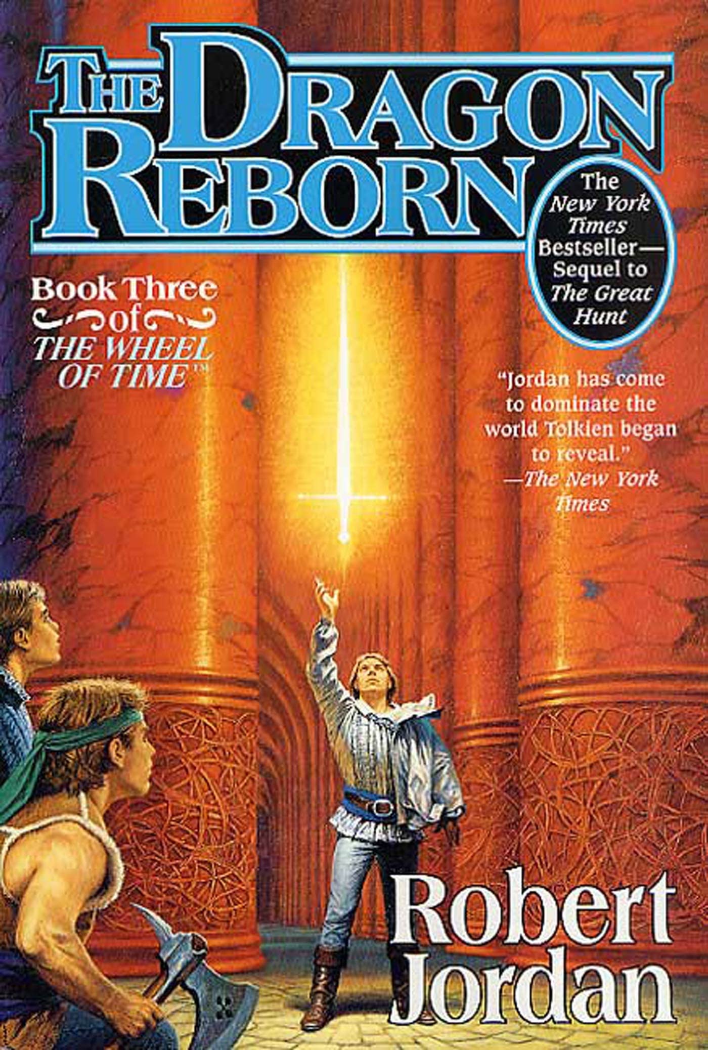 Book cover for The Dragon Reborn (The Wheel of Time, #3)