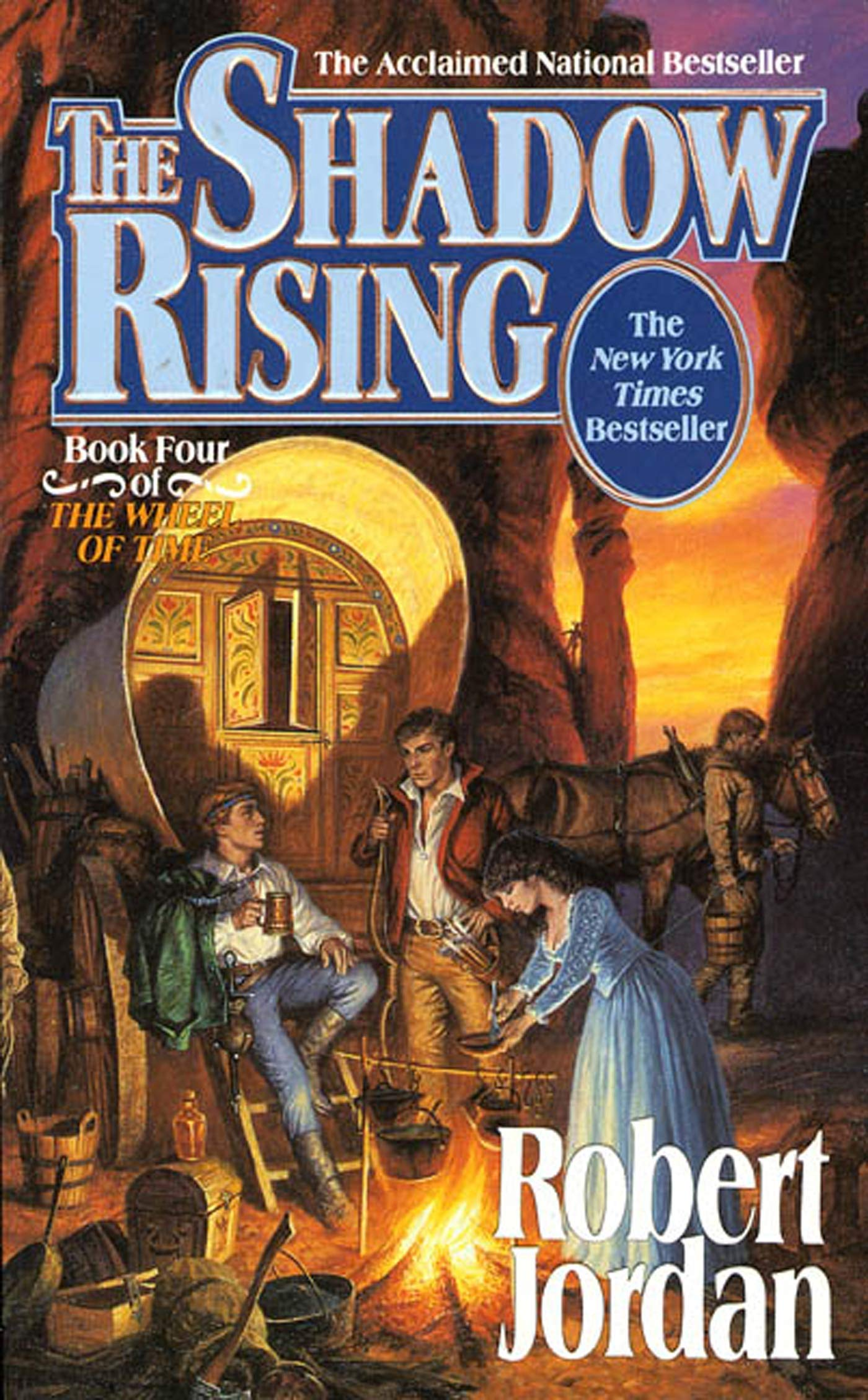Book cover for The Shadow Rising (The Wheel of Time, #4)