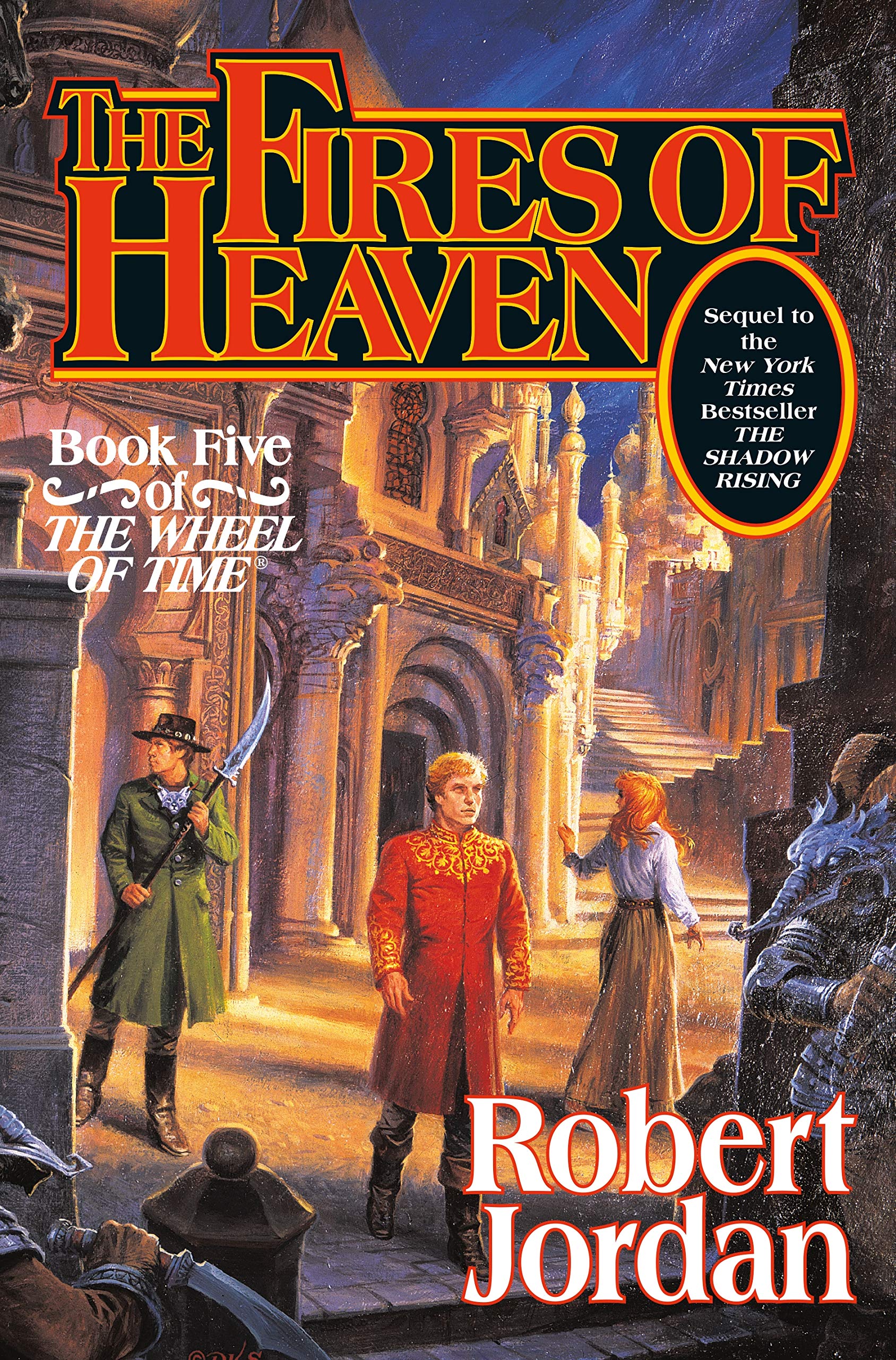 Book cover for The Fires of Heaven (The Wheel of Time, #5)