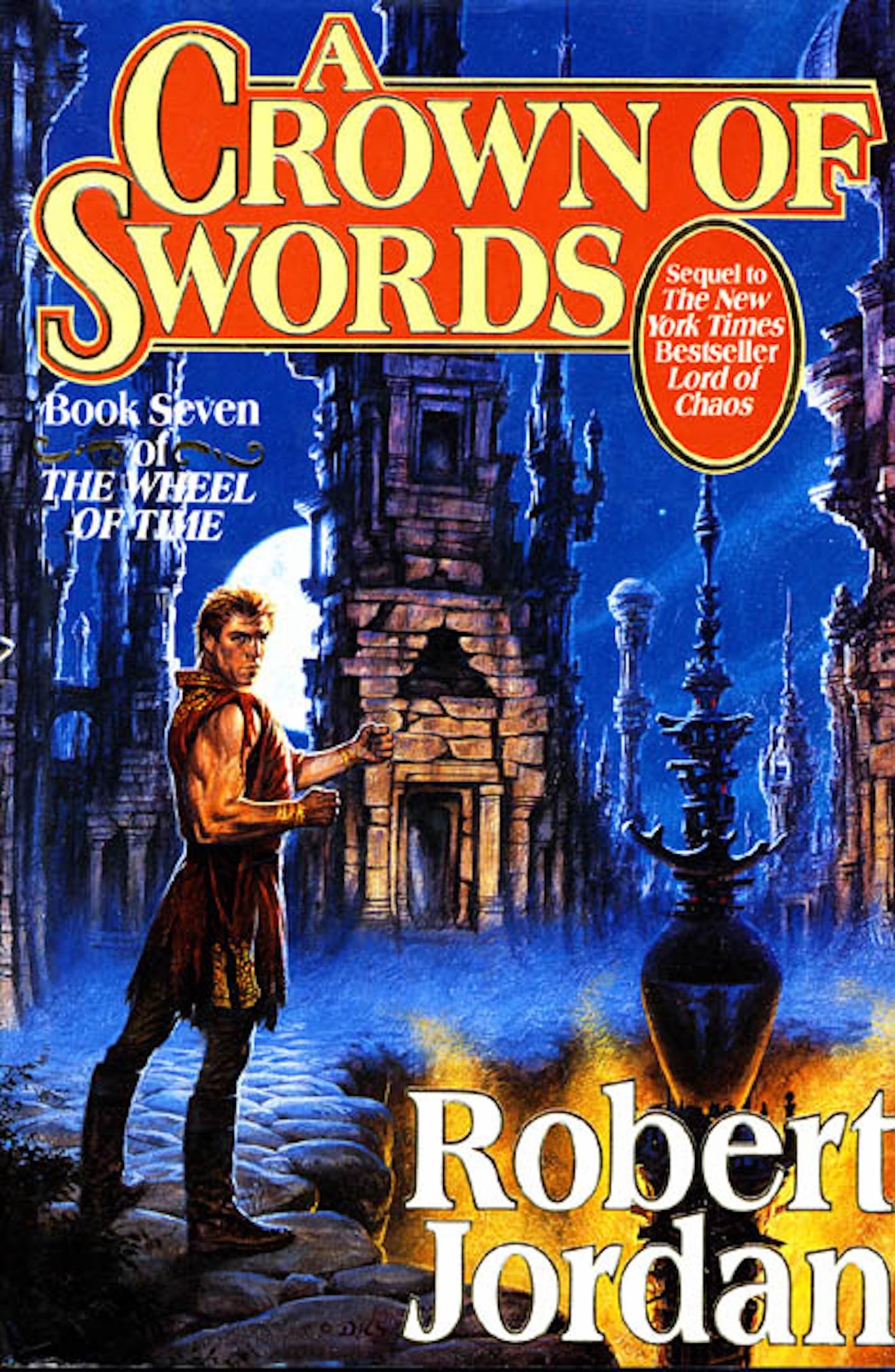 Book cover for A Crown of Swords (The Wheel of Time, #7)