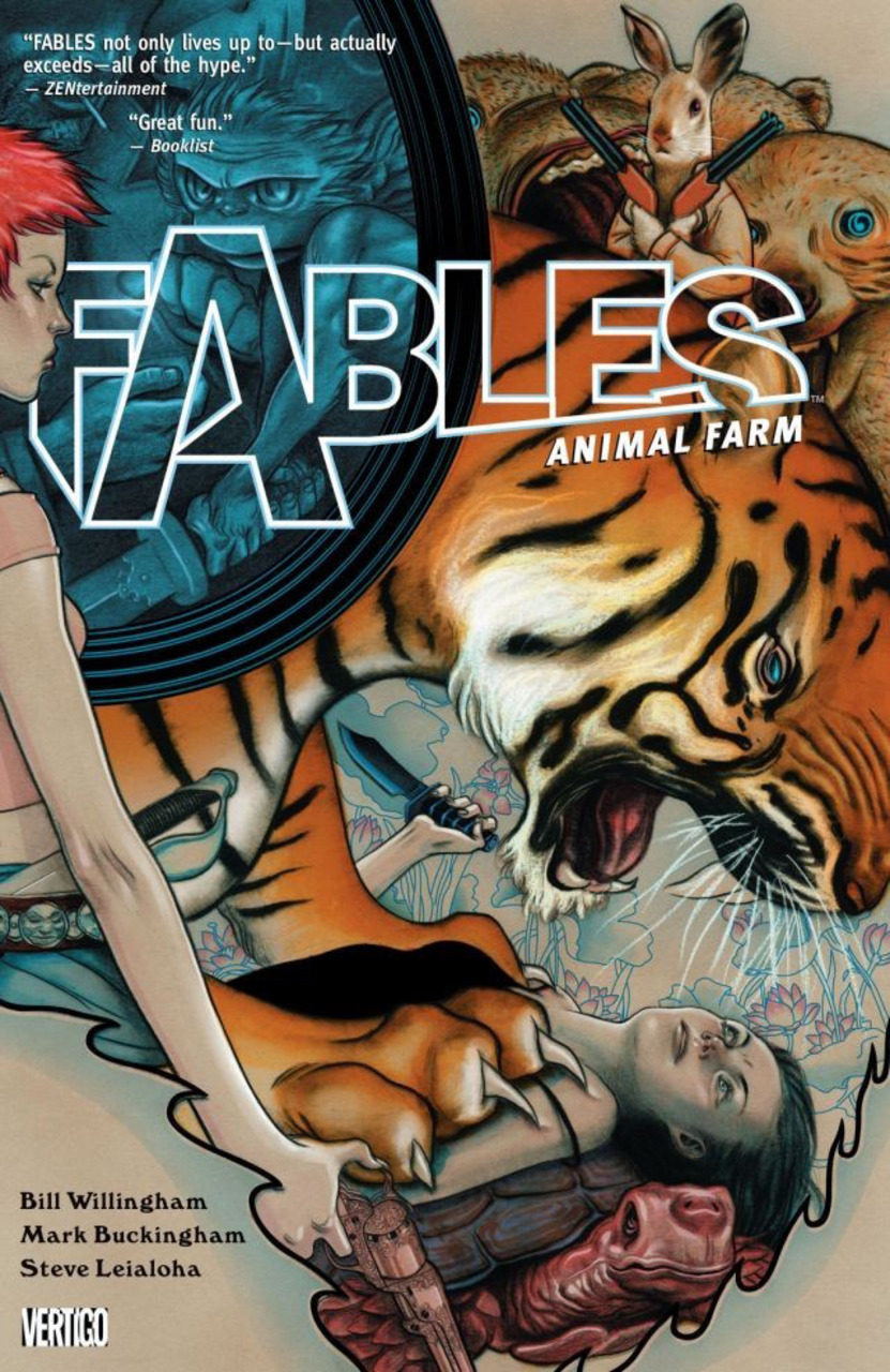Book cover for Fables, Vol. 2: Animal Farm