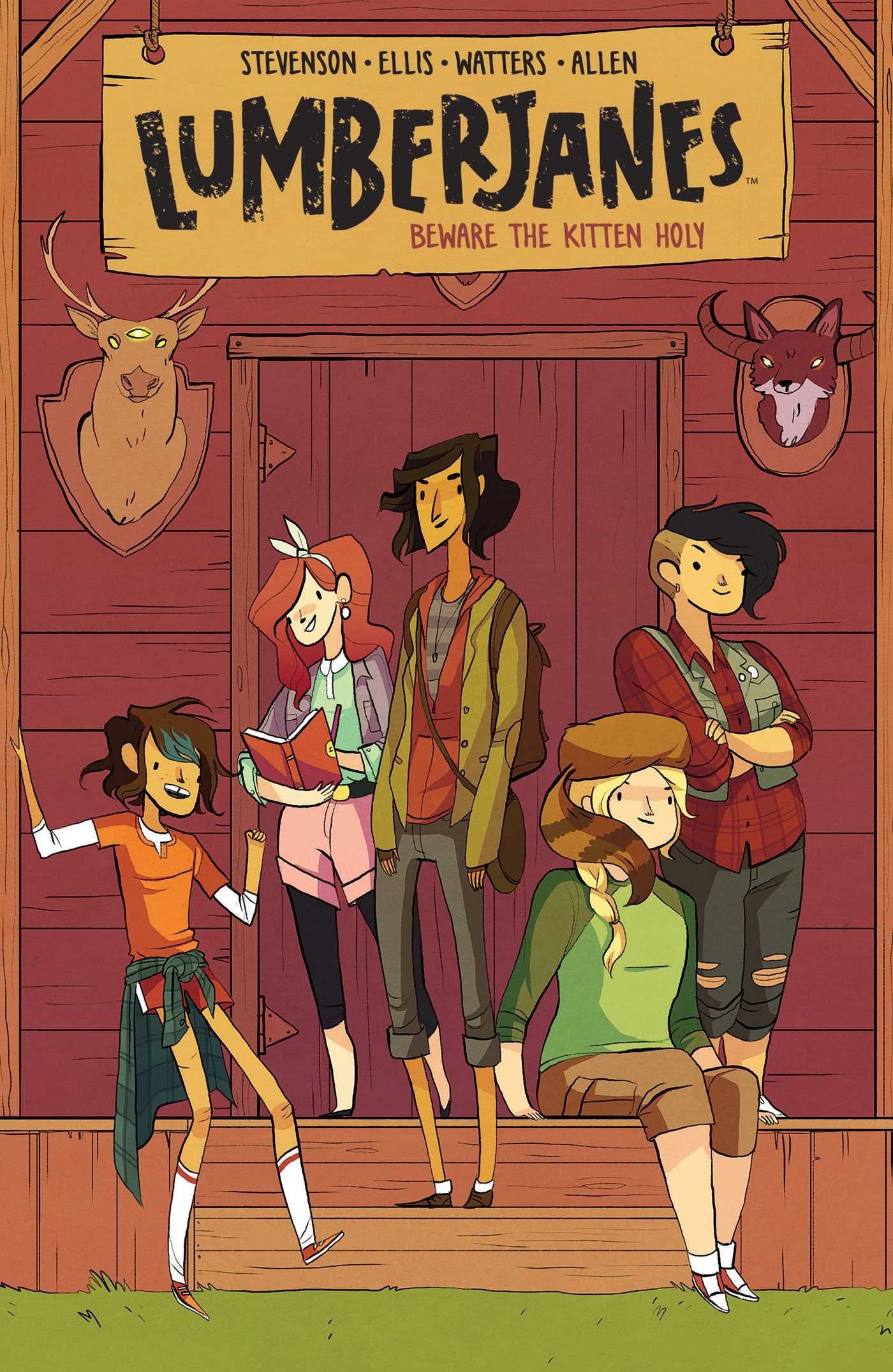 Book cover for Lumberjanes, Vol. 1: Beware the Kitten Holy