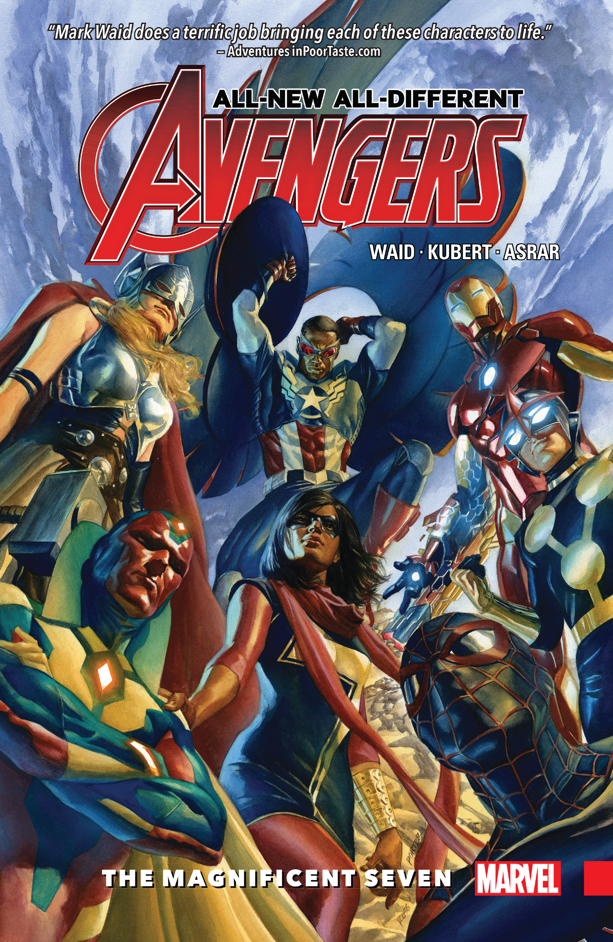 Book cover for All-New, All-Different Avengers, Vol. 1: The Magnificent Seven
