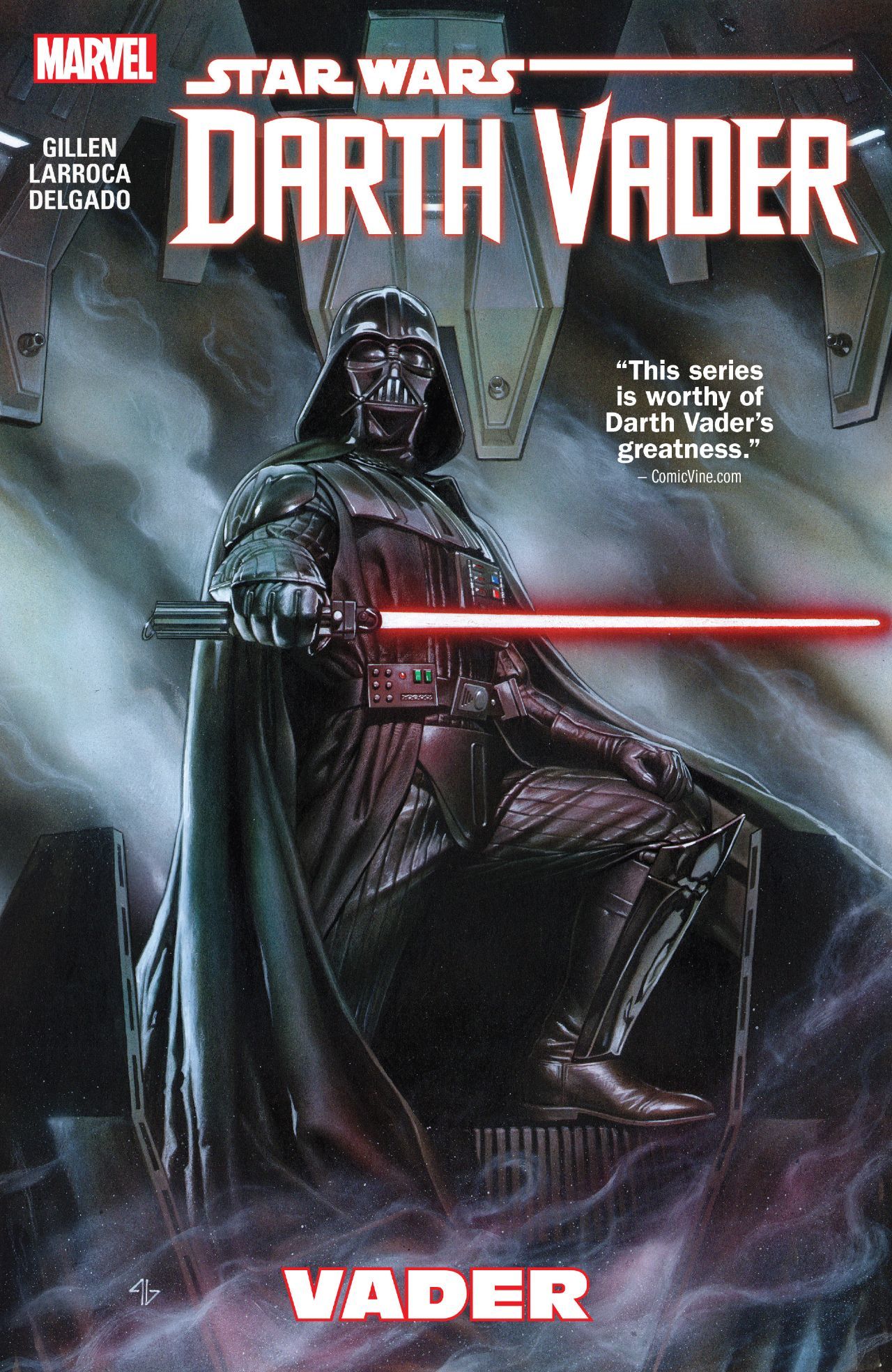 Book cover for Star Wars: Darth Vader, Vol. 1: Vader
