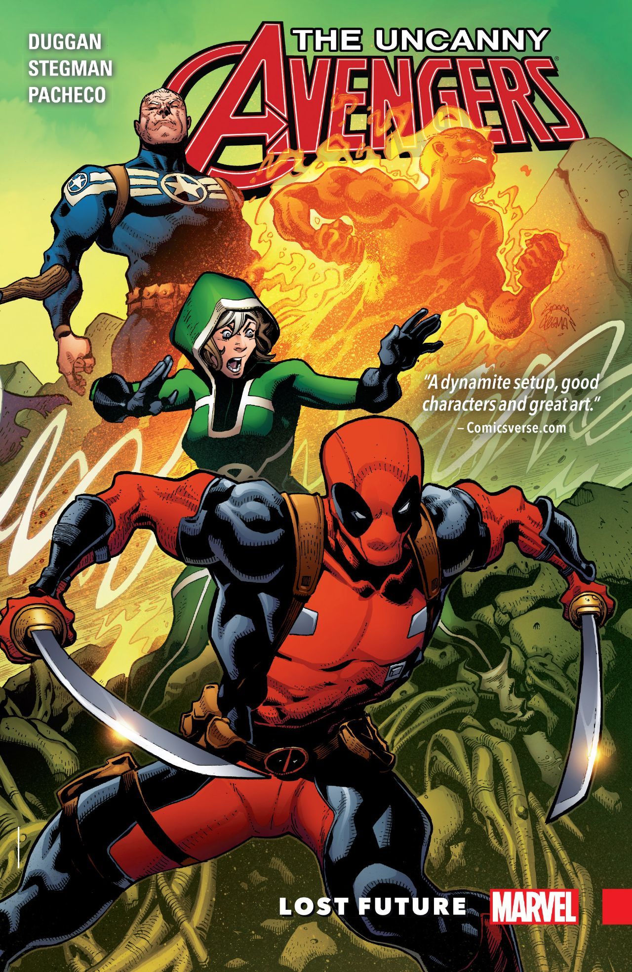 Book cover for Uncanny Avengers: Unity, Vol. 1: Lost Future