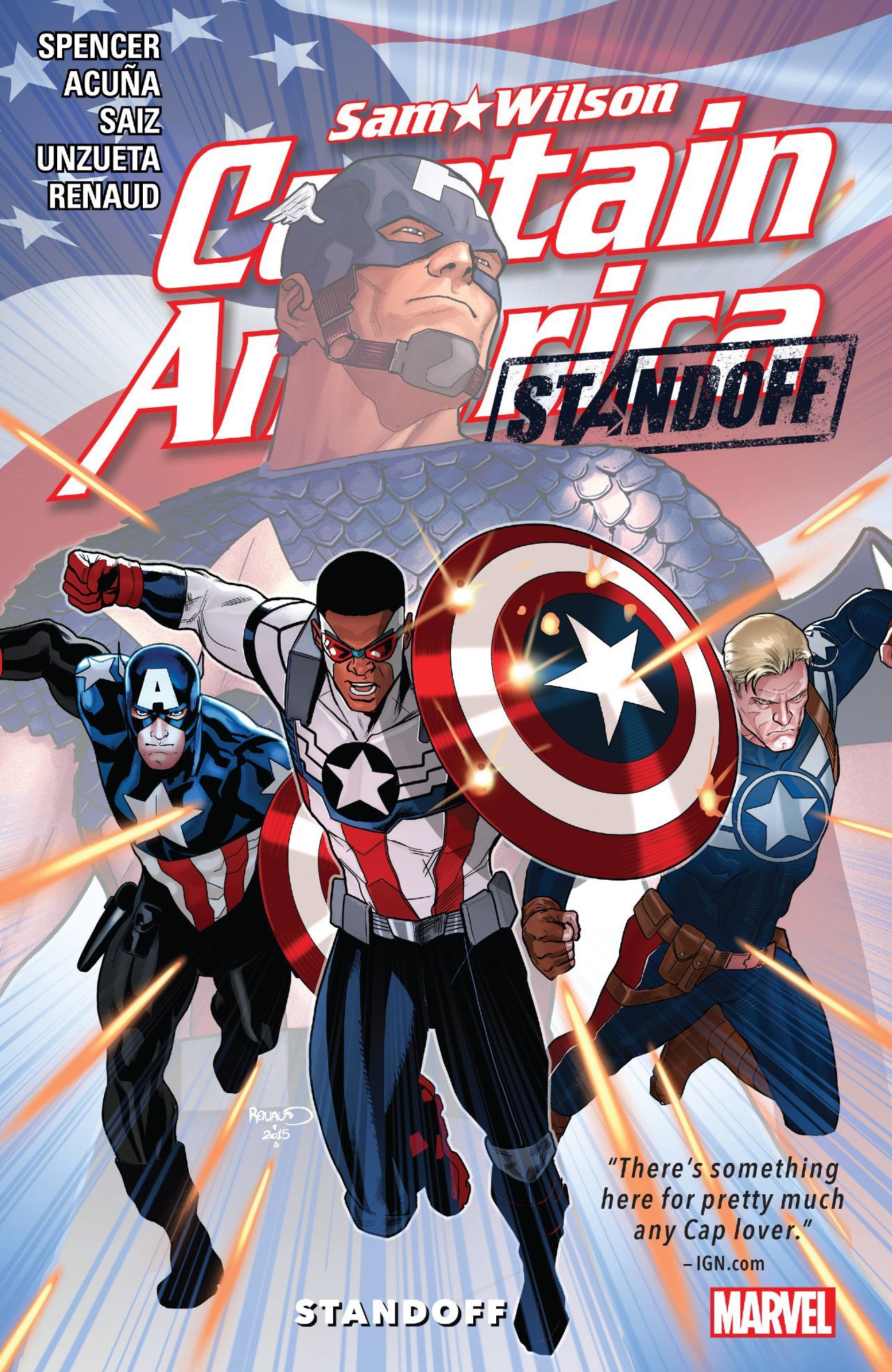 Book cover for Captain America: Sam Wilson, Vol. 2: Standoff