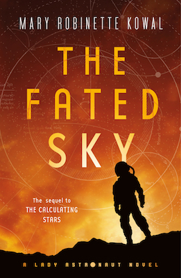Book cover for The Fated Sky (Lady Astronaut Universe, #2)