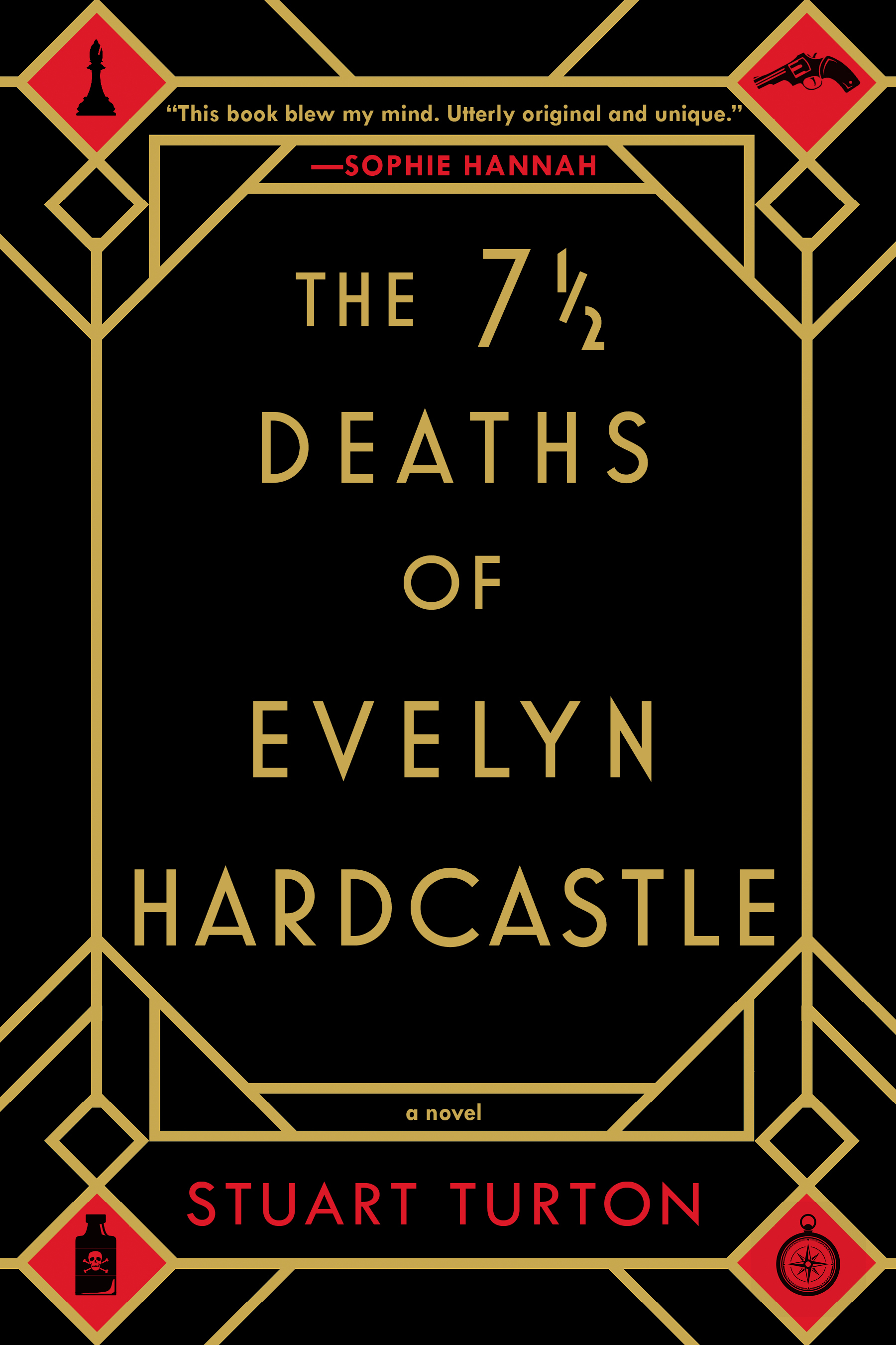 Book cover for The 7½ Deaths of Evelyn Hardcastle