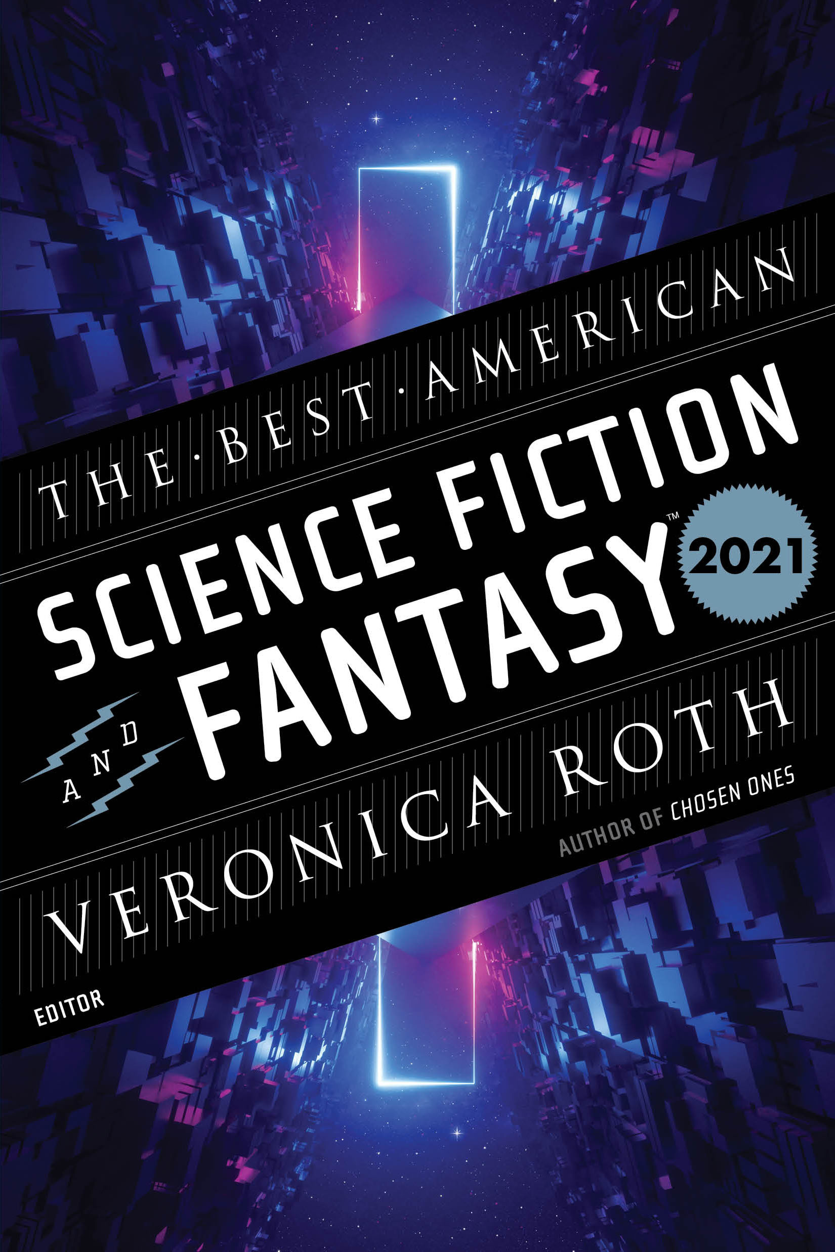 Book cover for The Best American Science Fiction and Fantasy 2021