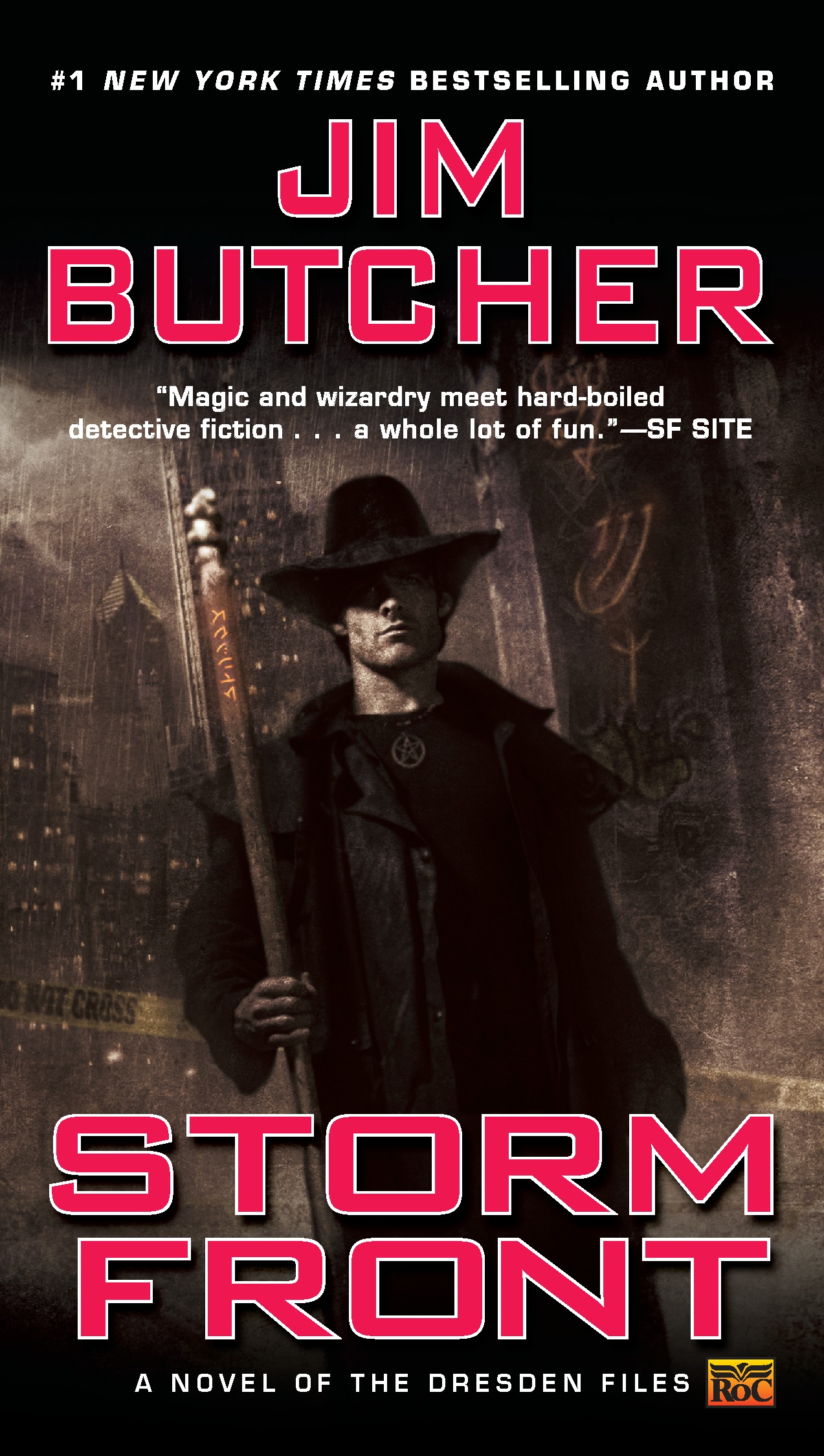Book cover for Storm Front (The Dresden Files, #1)