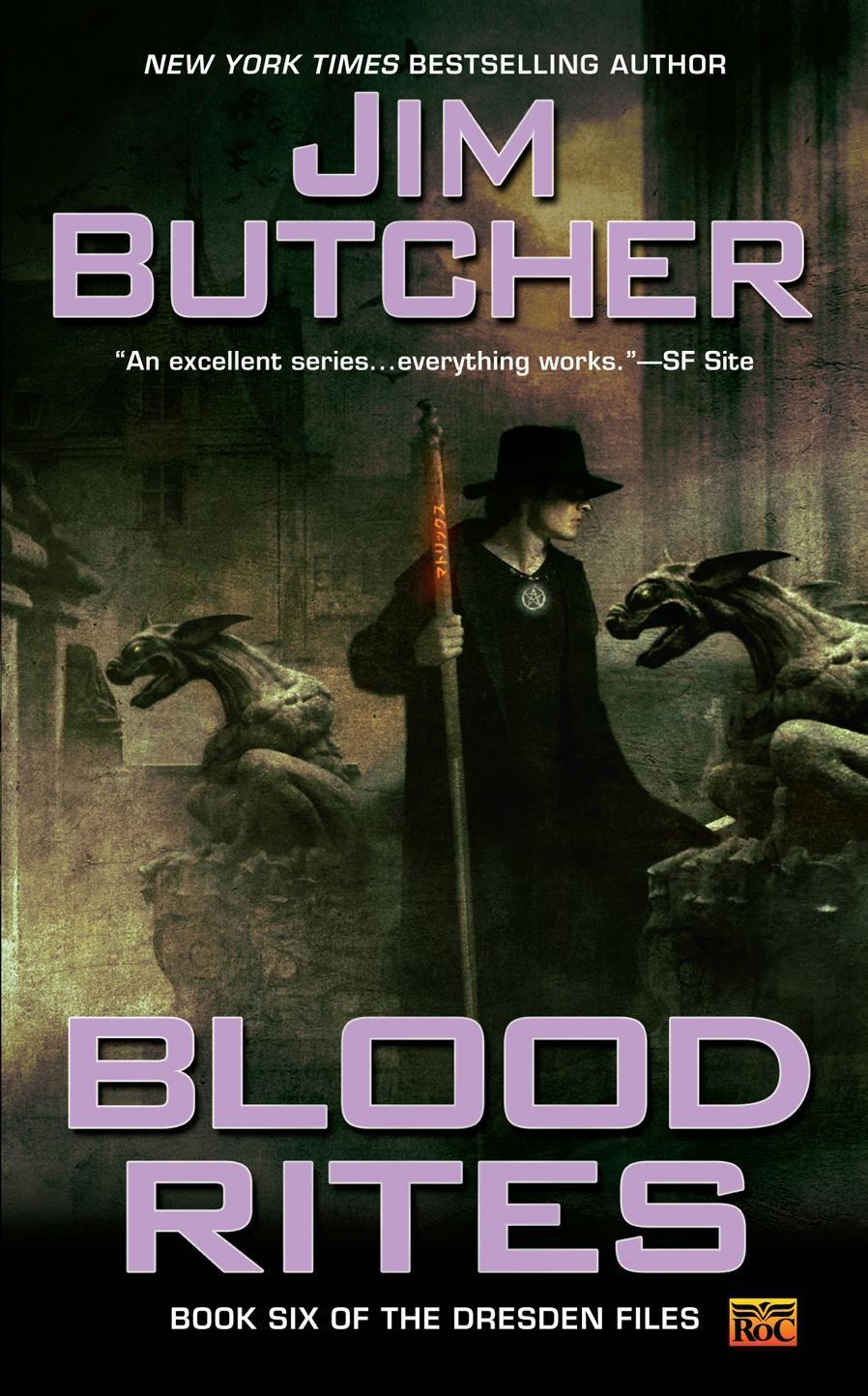 Book cover for Blood Rites (The Dresden Files, #6)