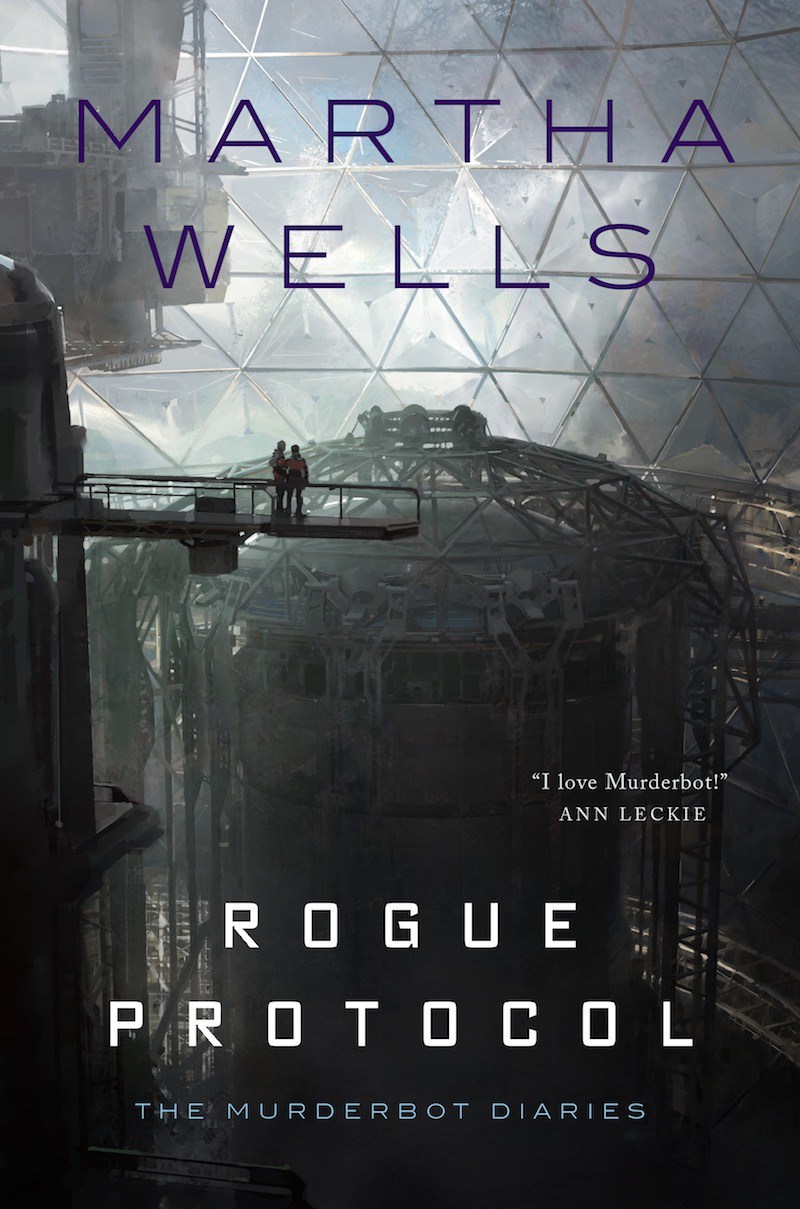 Book cover for Rogue Protocol (The Murderbot Diaries, #3)