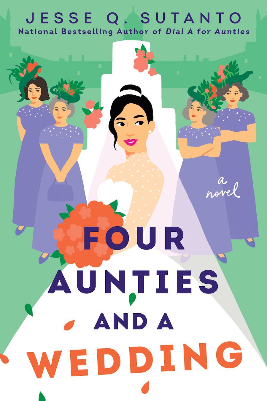 Book cover for Four Aunties and a Wedding (Aunties, #2)