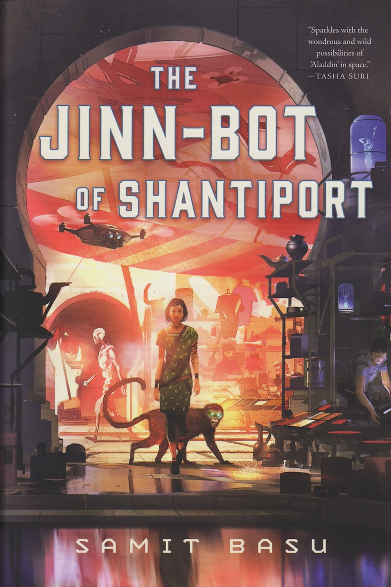 Book cover for The Jinn-Bot of Shantiport