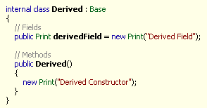 Disassembled Derived Class Disassembled Derived Class